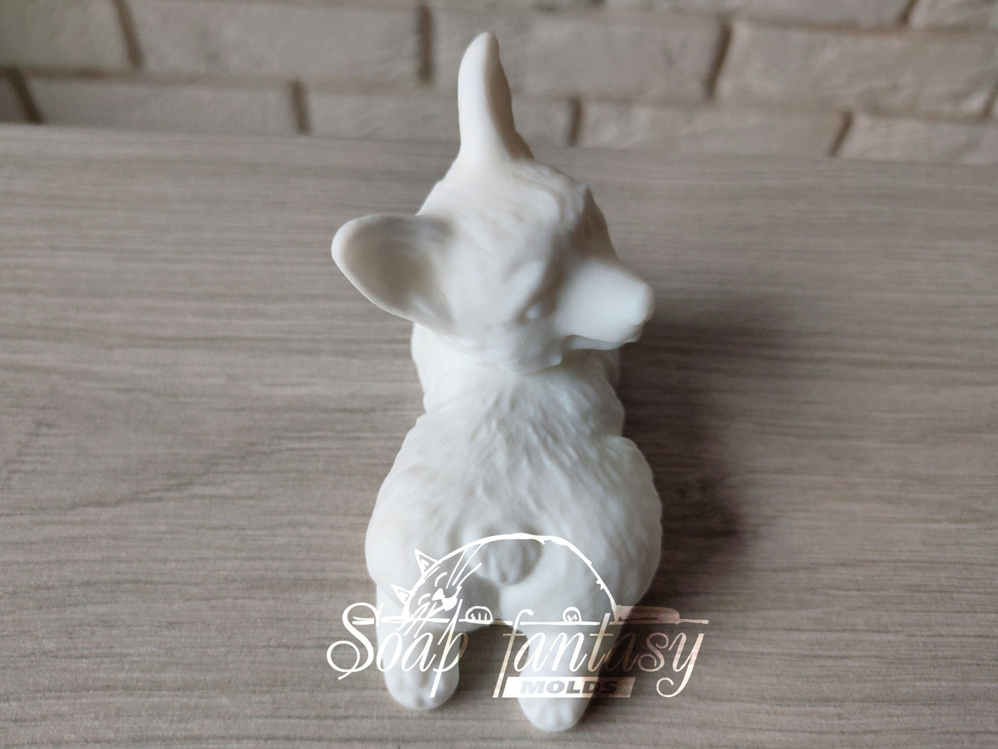 Welsh Corgi silicone mold for soap making