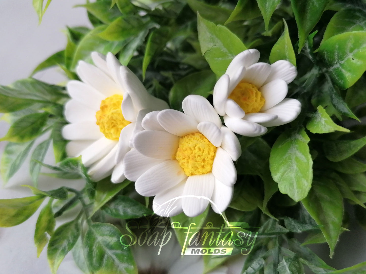 Little daisy flowers silicone mold for soap making