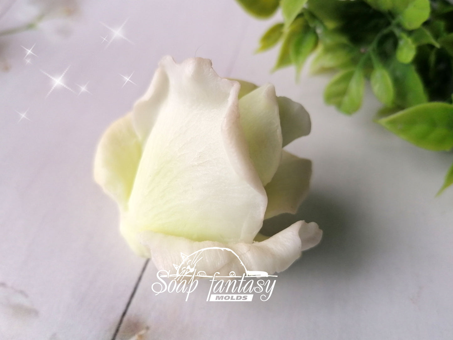 Rose "Delicate" silicone mold for soap making