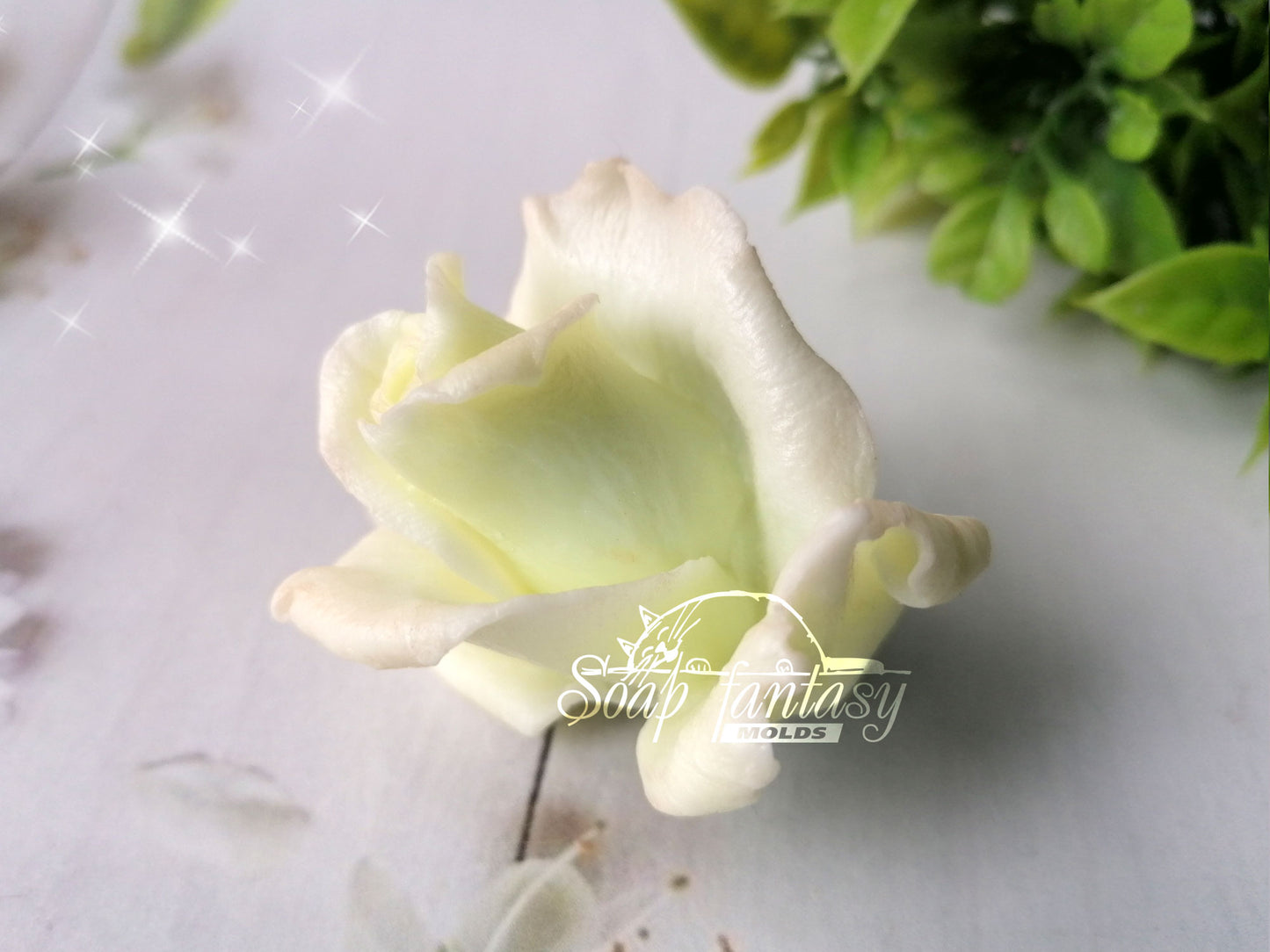 Rose "Delicate" silicone mold for soap making