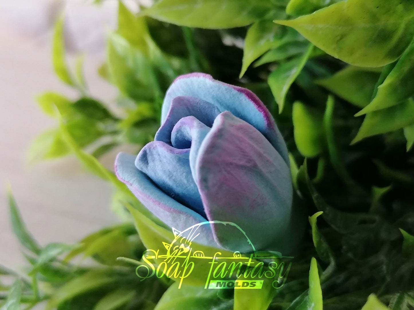 Delphinium grandiflorum buds silicone mold for soap making
