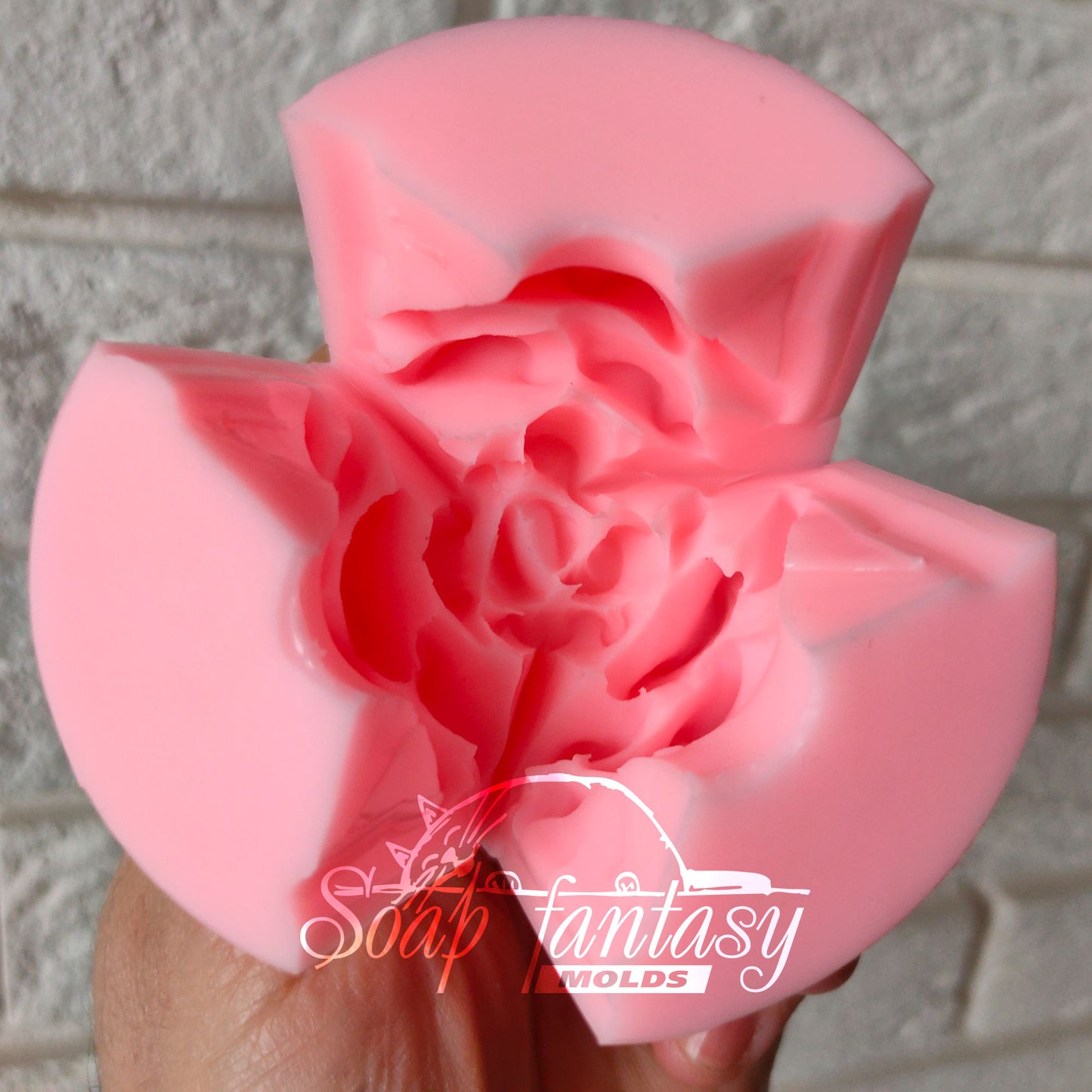 Delphinium grandiflorum silicone mold for soap making