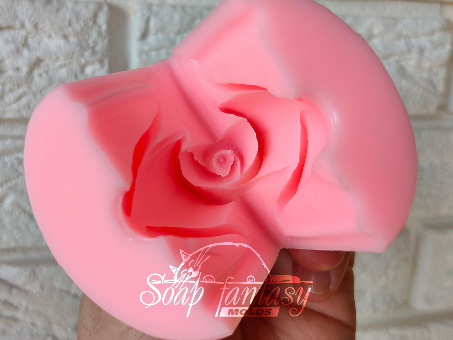 Rose Bud - Diana silicone mold (mould) for soap making and candle making