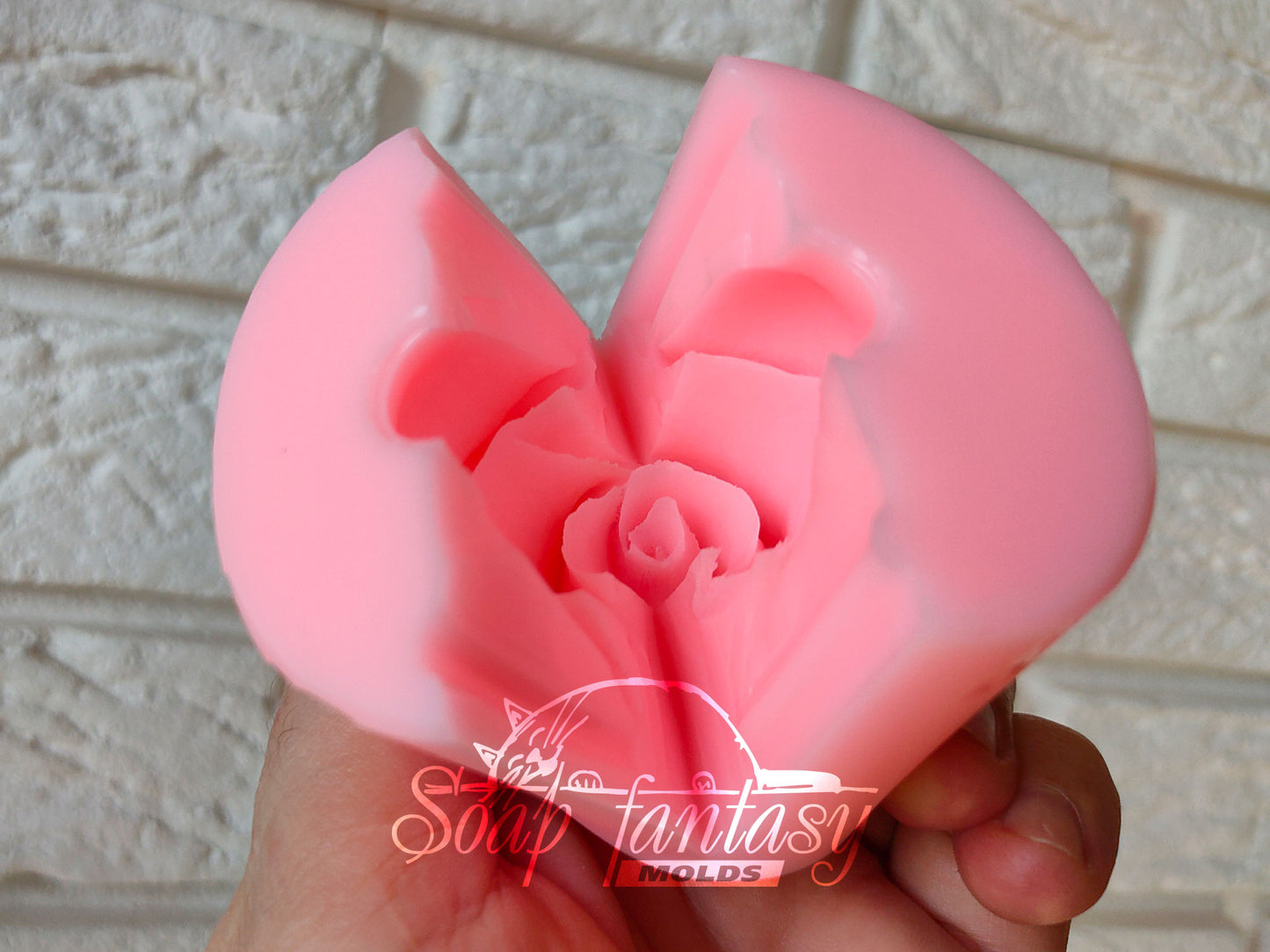 Rose Bud - Diana silicone mold (mould) for soap making and candle making