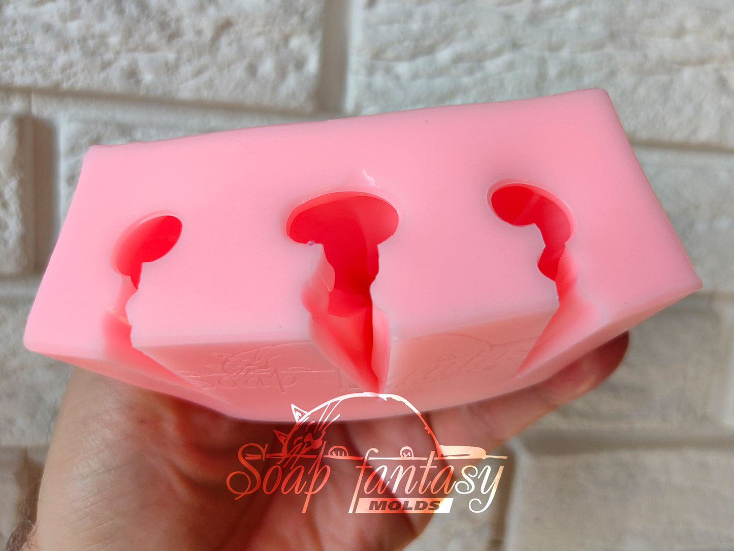 Closed rosebuds - Diana silicone mold (mould) for soap making and candle making