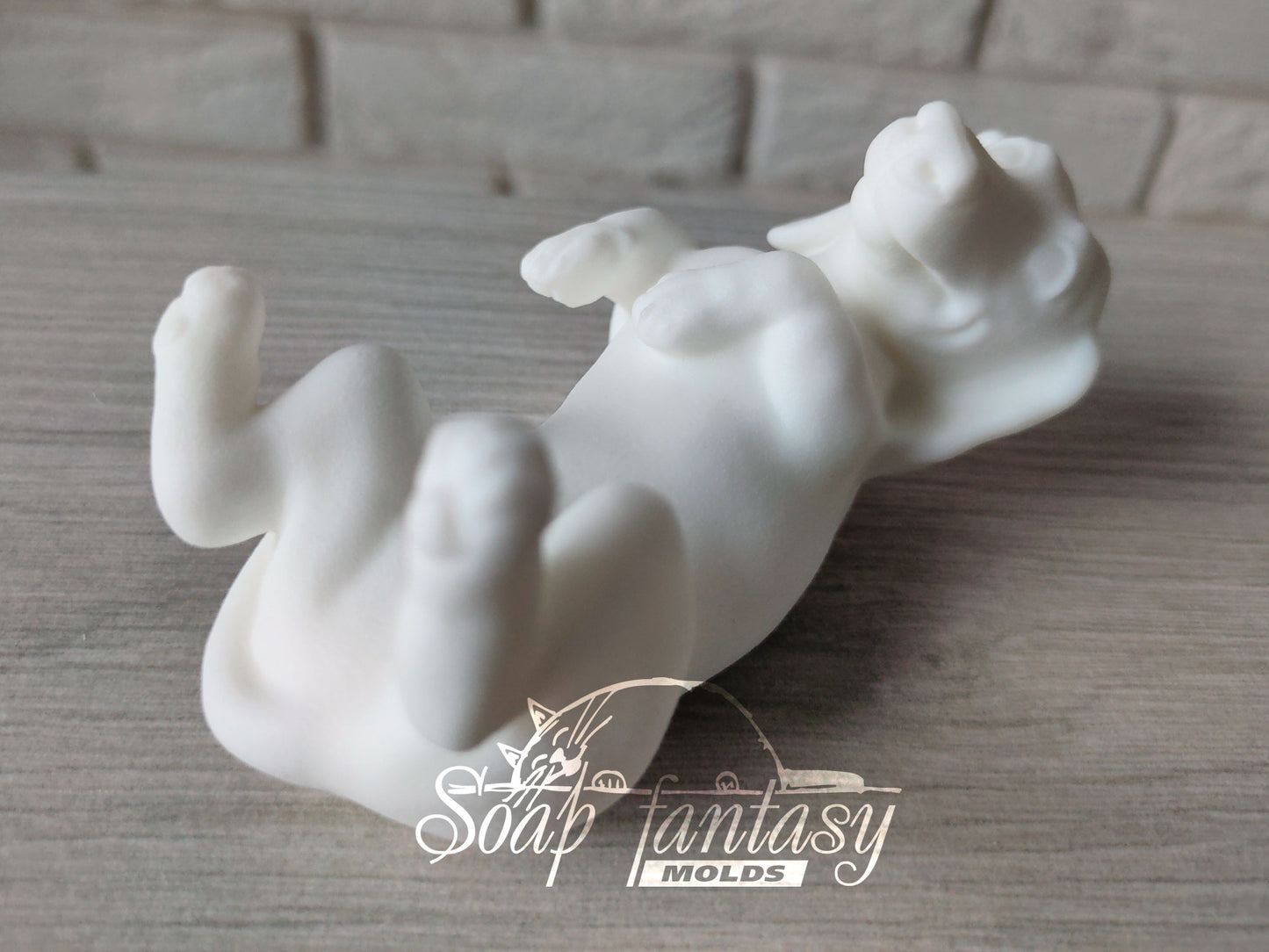 Belly rub dachshund / doxi silicone mold (mould) for soap making and candle making