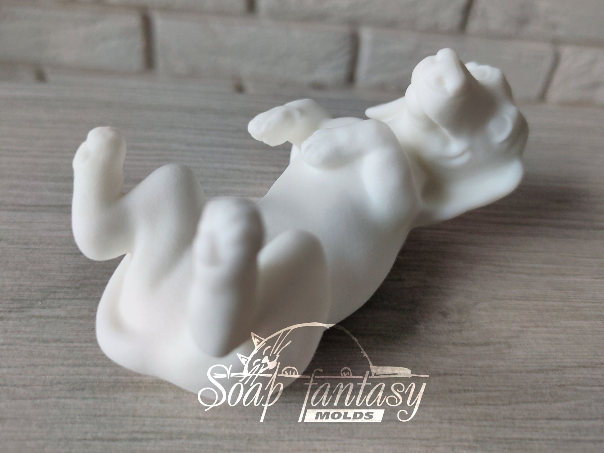 Belly rub dachshund / doxi silicone mold (mould) for soap making and candle making