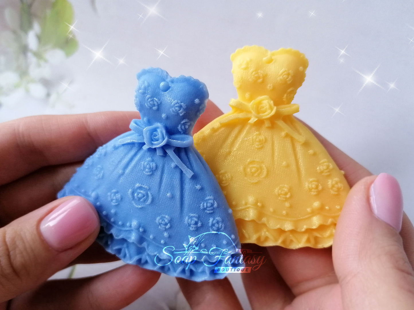 Little doll dresses silicone mold for soap making