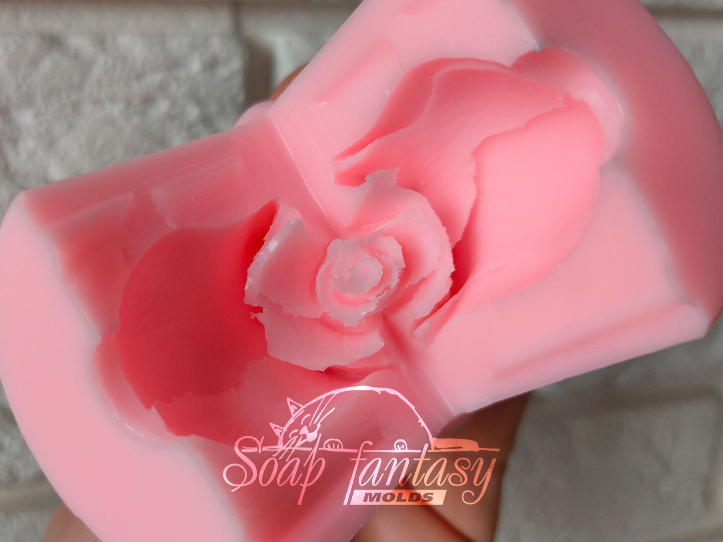 Rosebud "Freedom" silicone mold for soap making