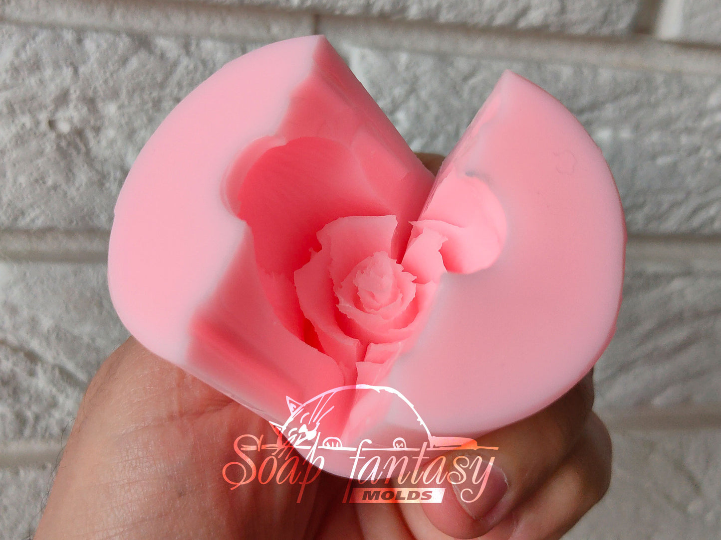 Rosebud "Freedom" silicone mold for soap making
