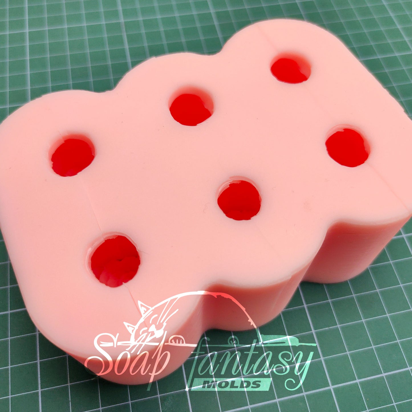 Rosebud "Freedom" silicone mold for soap making