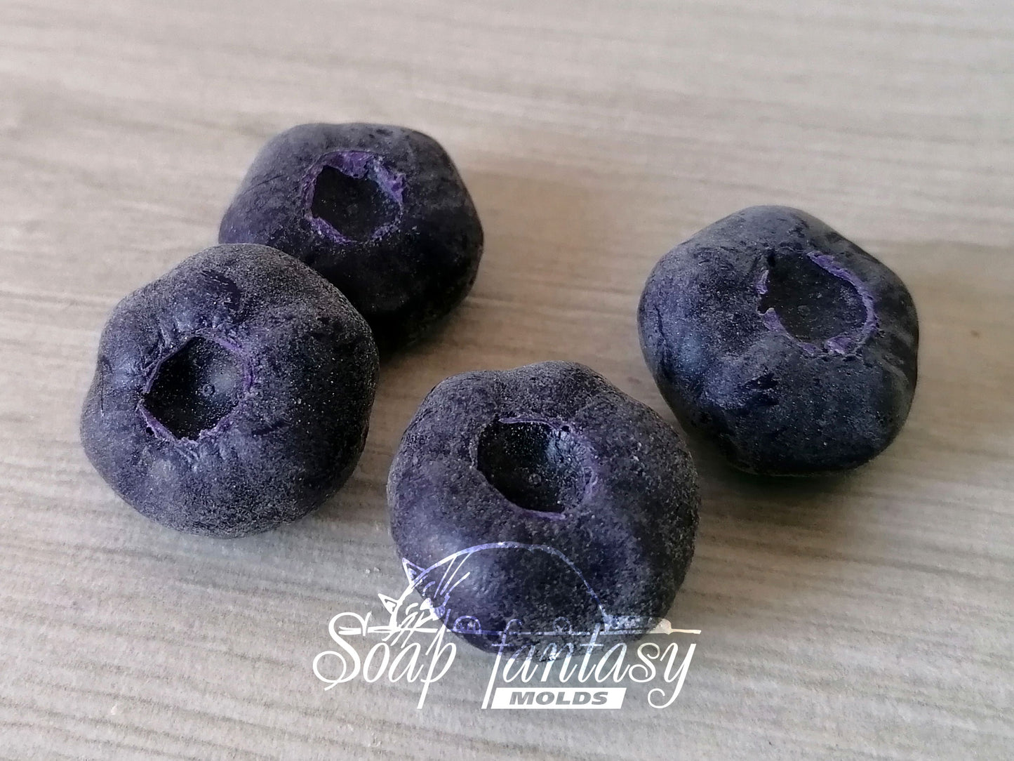 Giant blueberries silicone mold for soap making