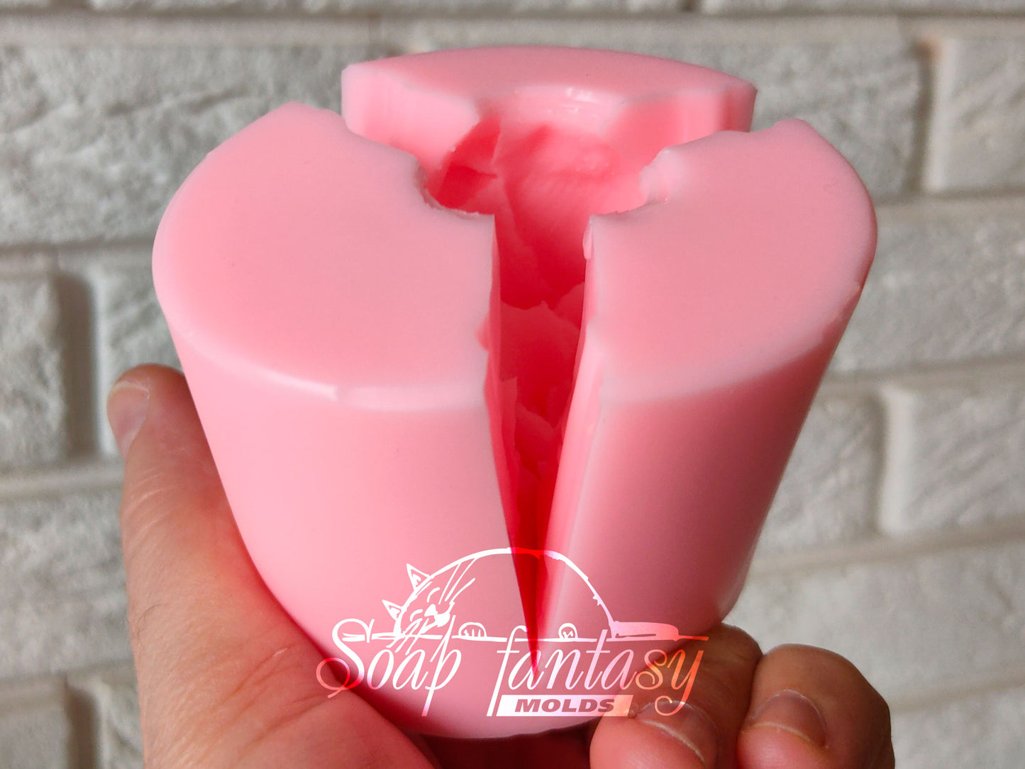 Rose "Glory" silicone soap mold - for soap making (Made of high quality silicone)