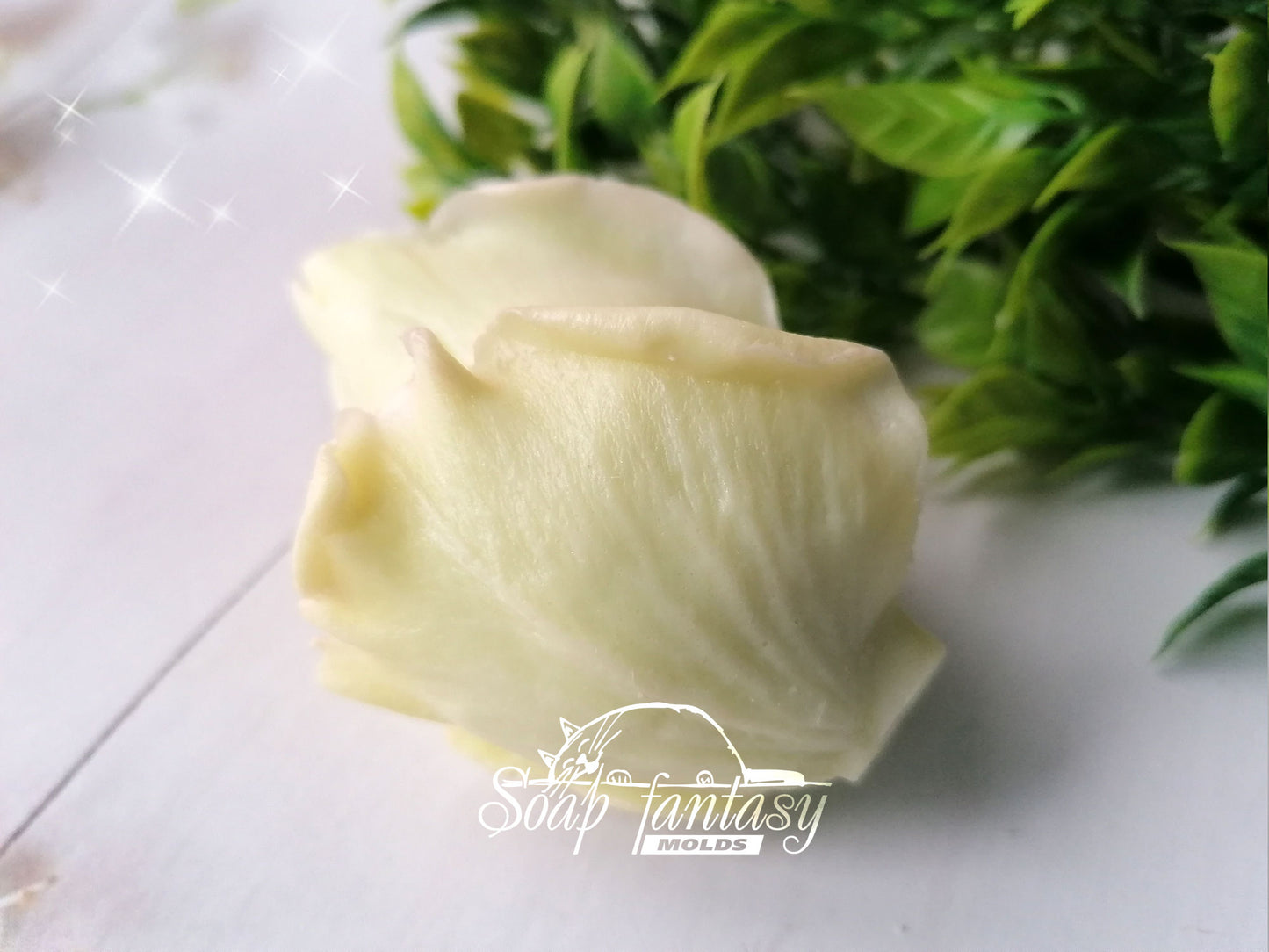 Rose bud "Grace" silicone mold for soap making