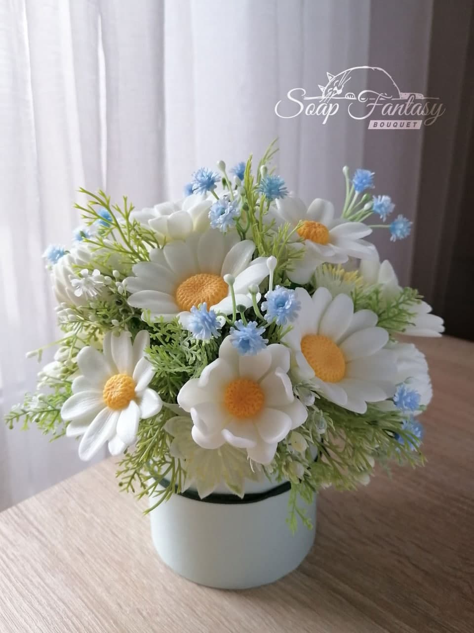 Happy daisy silicone mold (mould) for soap making and candle making