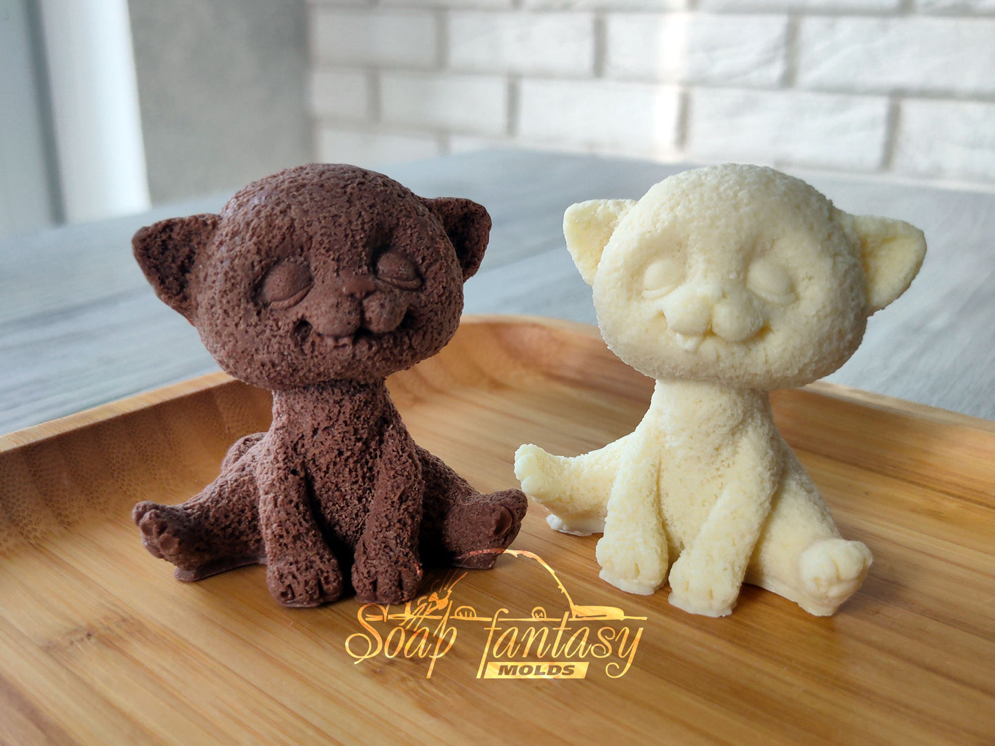 Happy Kitten Silicone Mold – 3D Cat Mold for Chocolate, Fondant, Marshmallow – Food Grade Mold