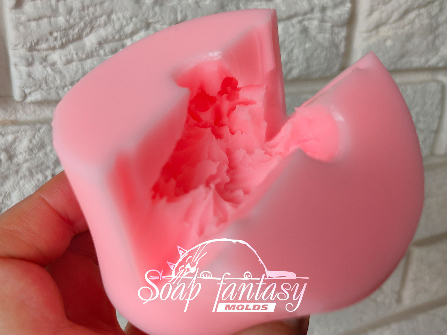 Hydrangea flower silicone mold for soap making