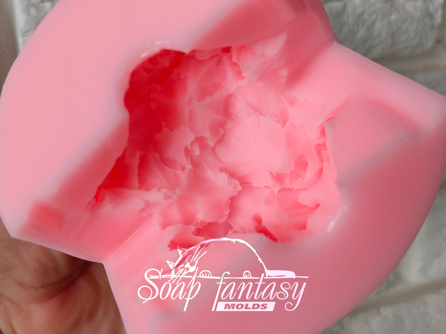 Hydrangea flower silicone mold for soap making