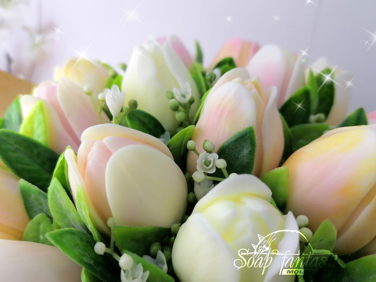 Tulip "Kelly" silicone mold for soap making