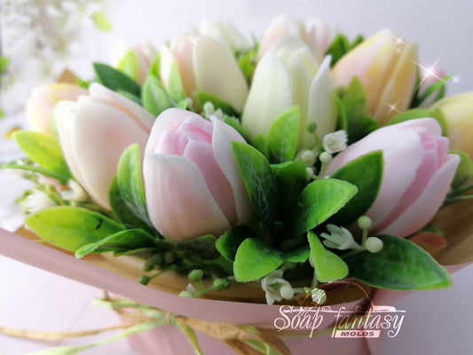 Tulip "Kelly" Silicone Soap Mold - for soap making, Craft & Hobby