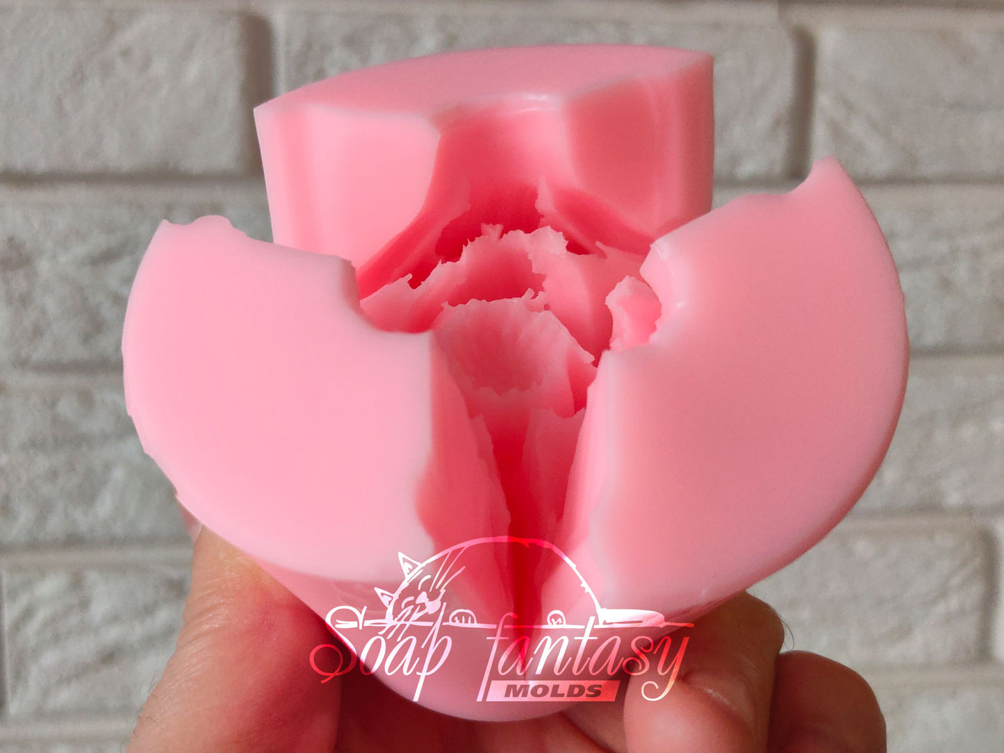 Dahlia "La Cierva" silicone mold for soap making