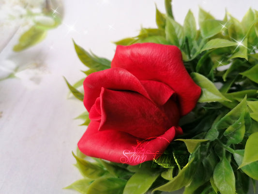 Medium roses "Lady in red" #2 Silicone Soap Mold - for soap making, Craft & Hobby