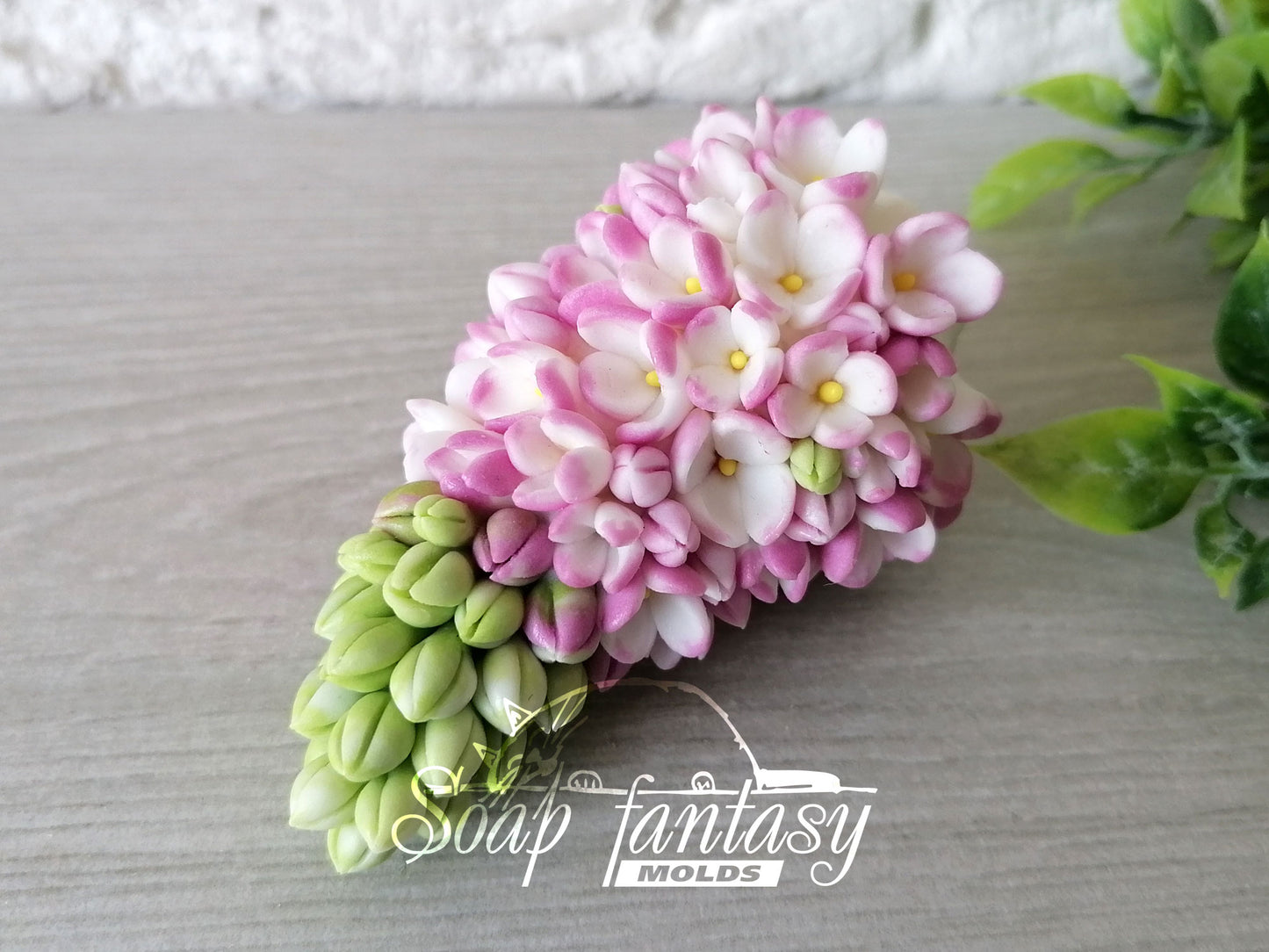Lilac mini flower silicone mold for soap making