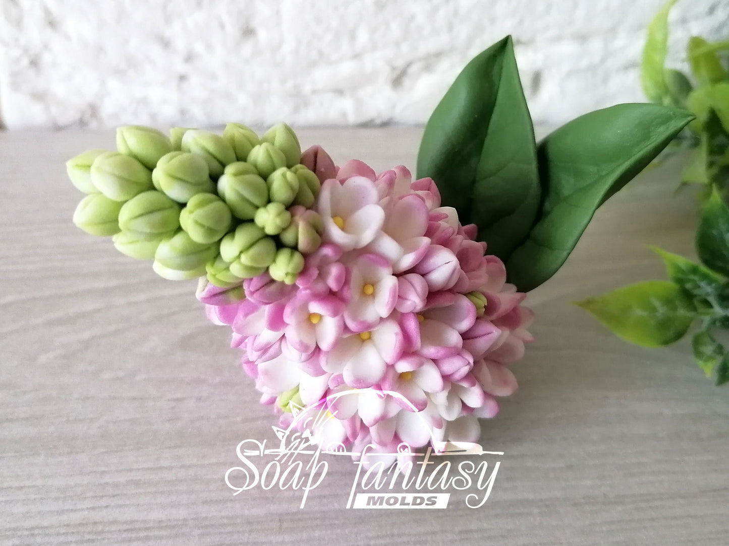 Lilac mini flower silicone mold for soap making