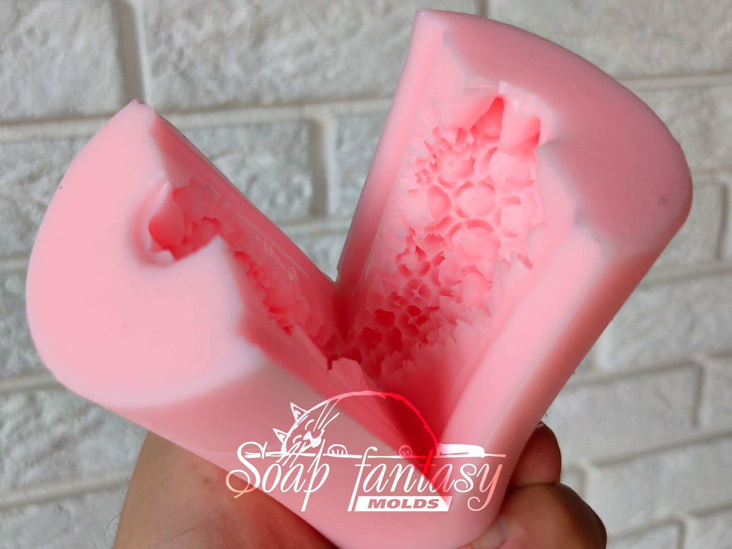 Lilac mini flower silicone mold for soap making