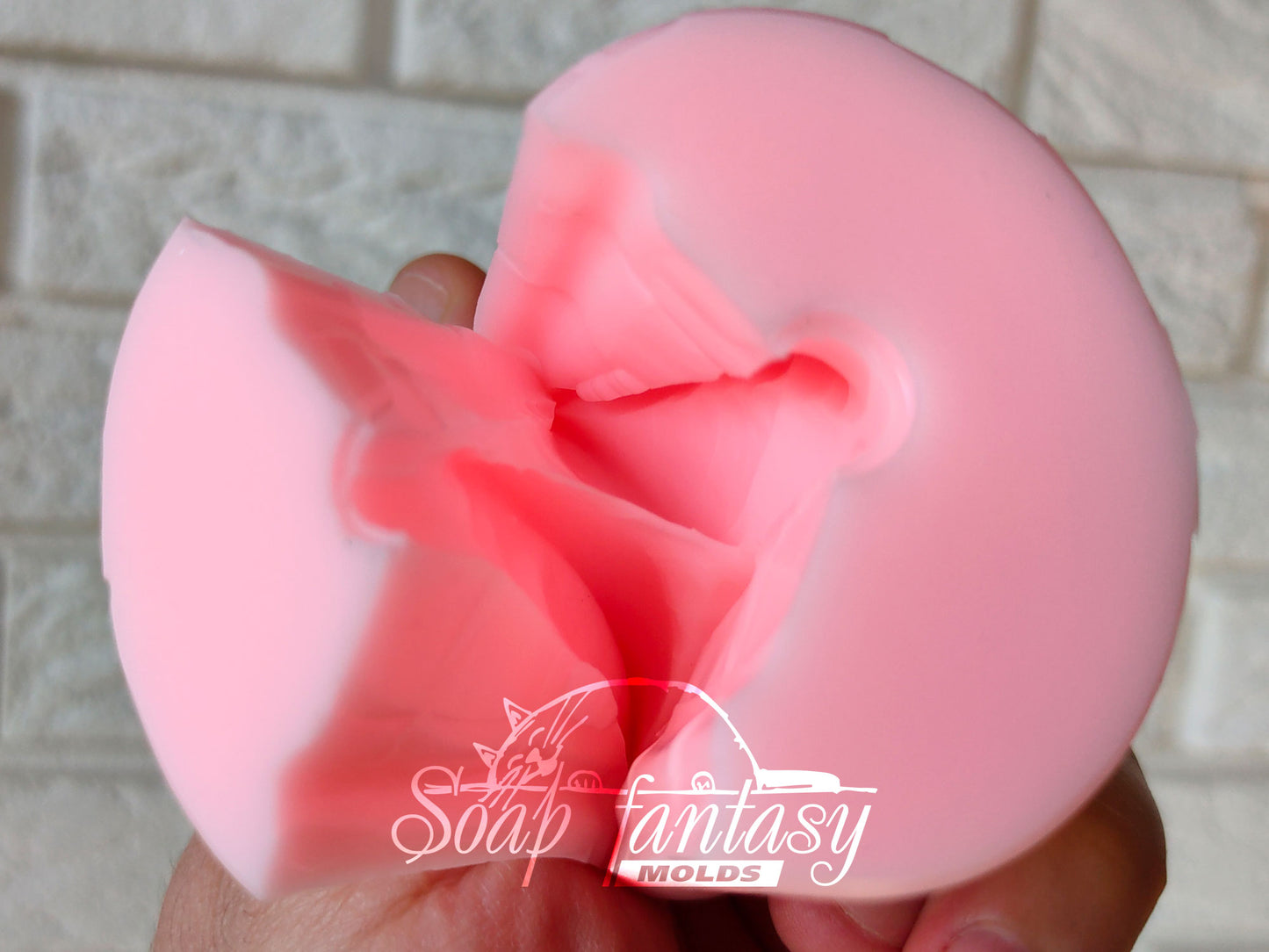 Lilac leaf silicone mold for soap making