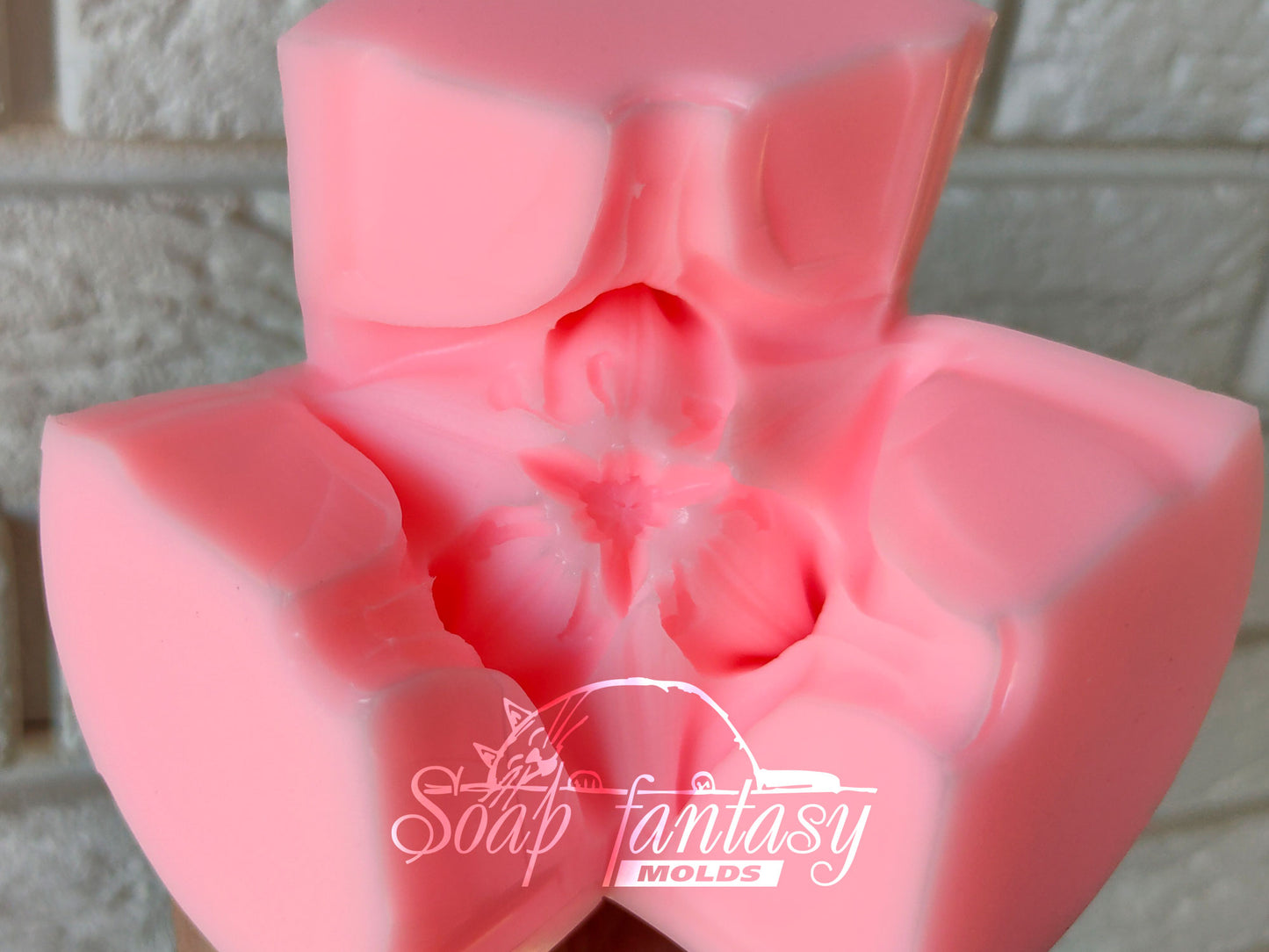 Tender lily flower silicone mold for soap making