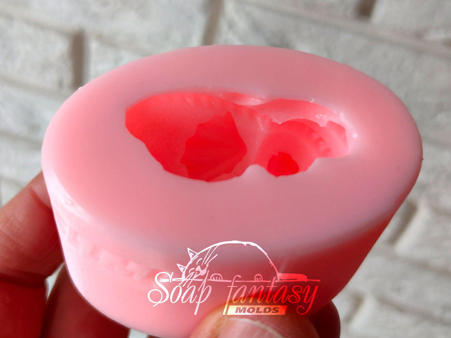 Little Azur dragons silicone mold for soap making