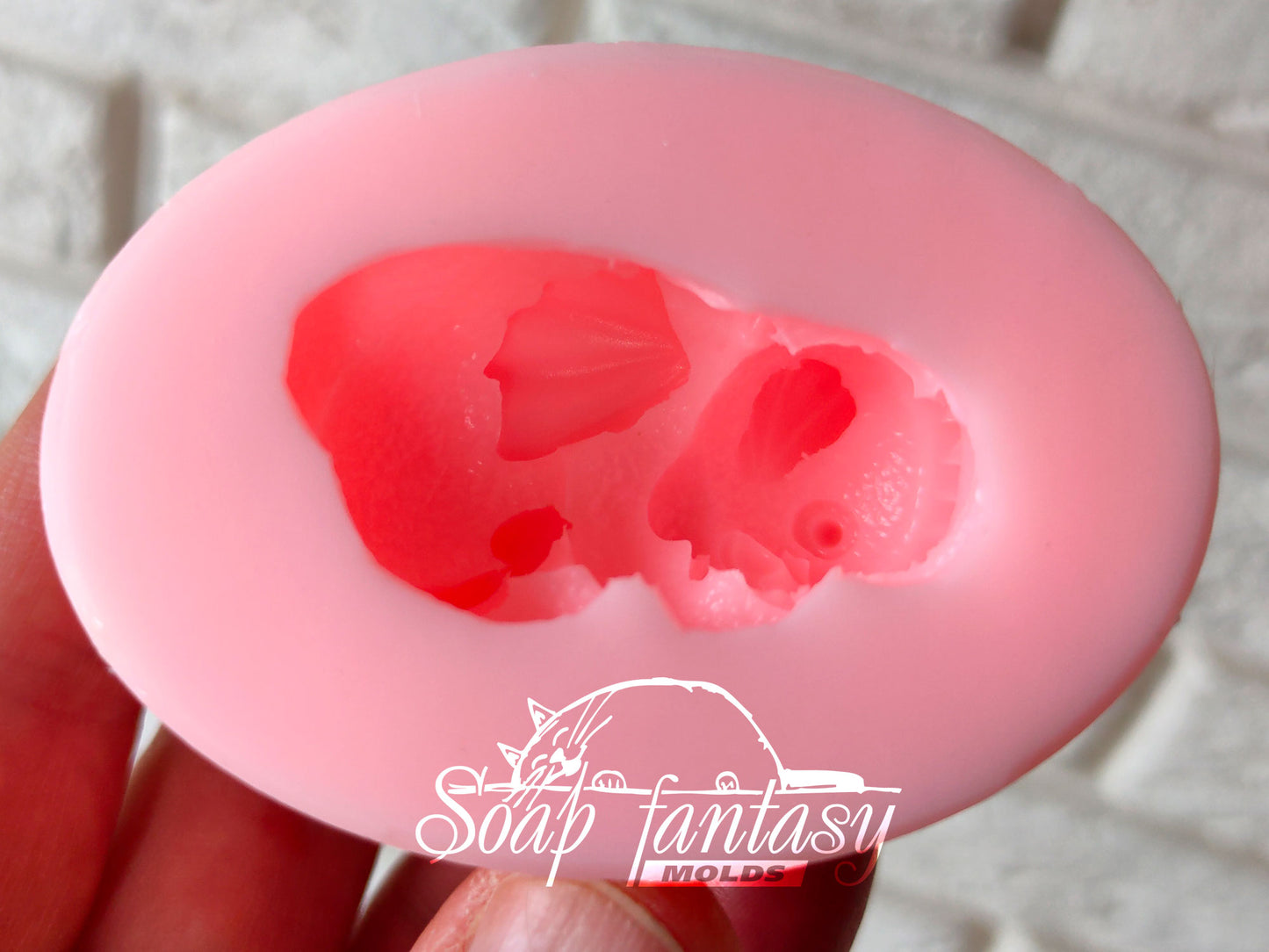 Little Azur dragons silicone mold for soap making