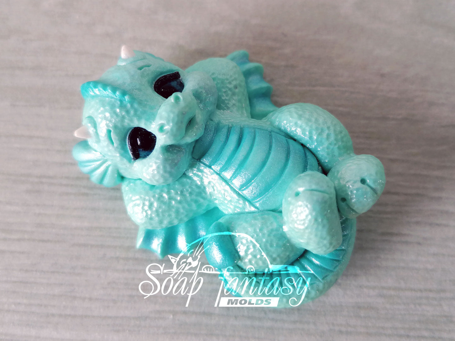 Little Azur dragons silicone mold for soap making