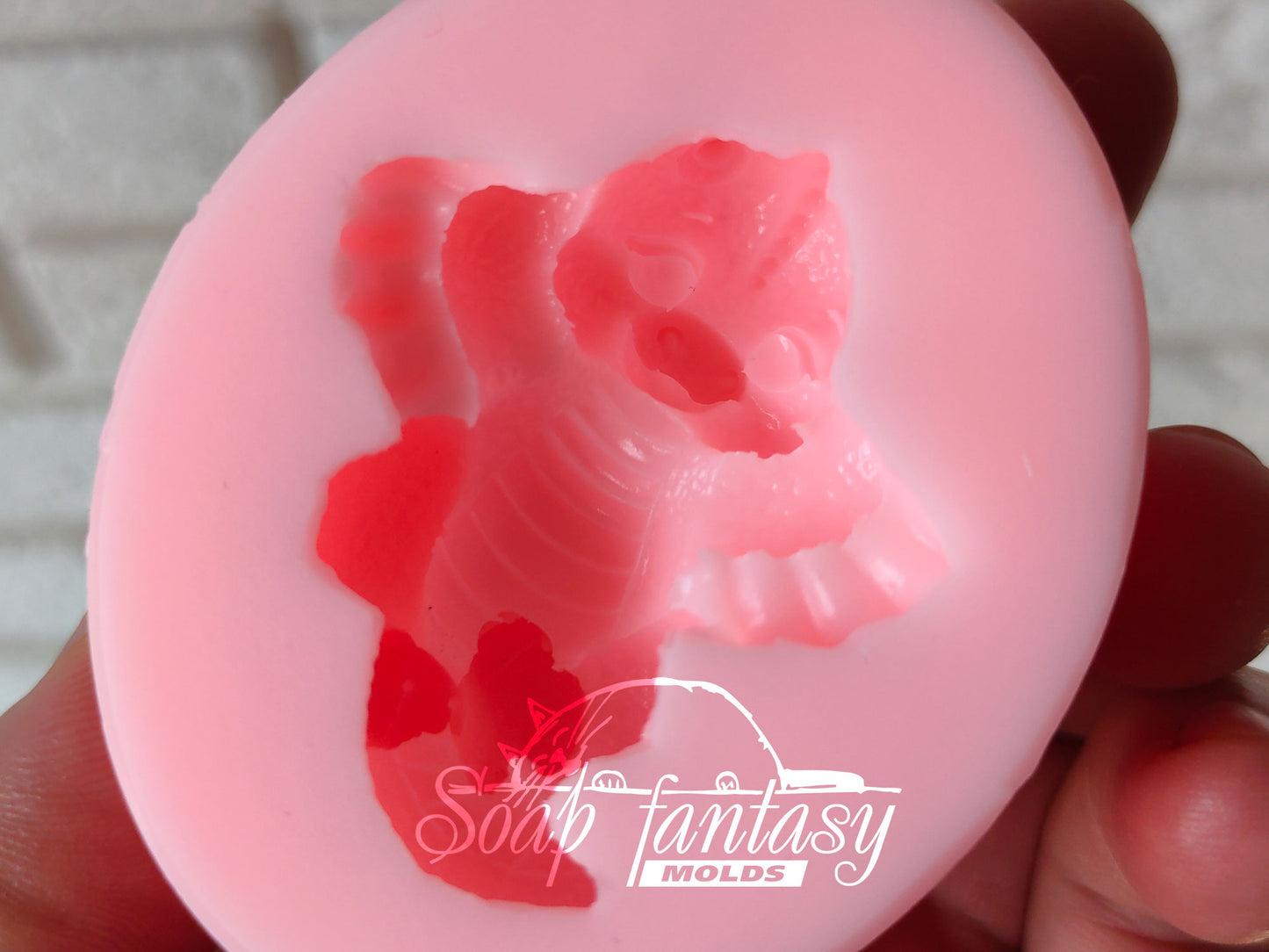 Little Azur dragons silicone mold for soap making