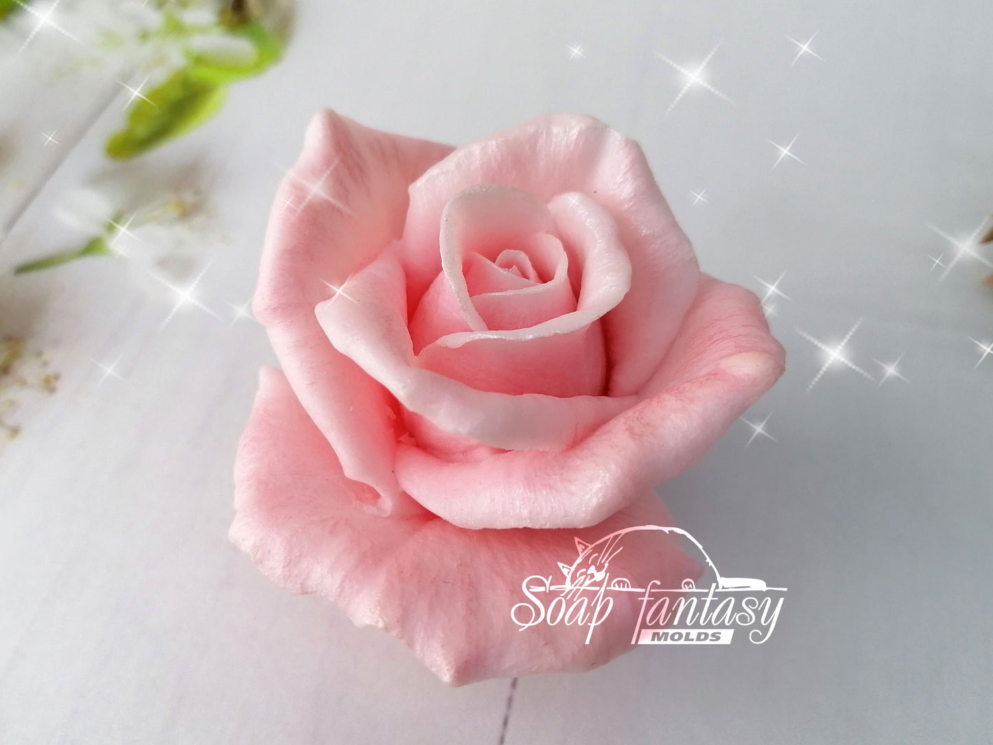 Rose "Lux" silicone mold for soap making