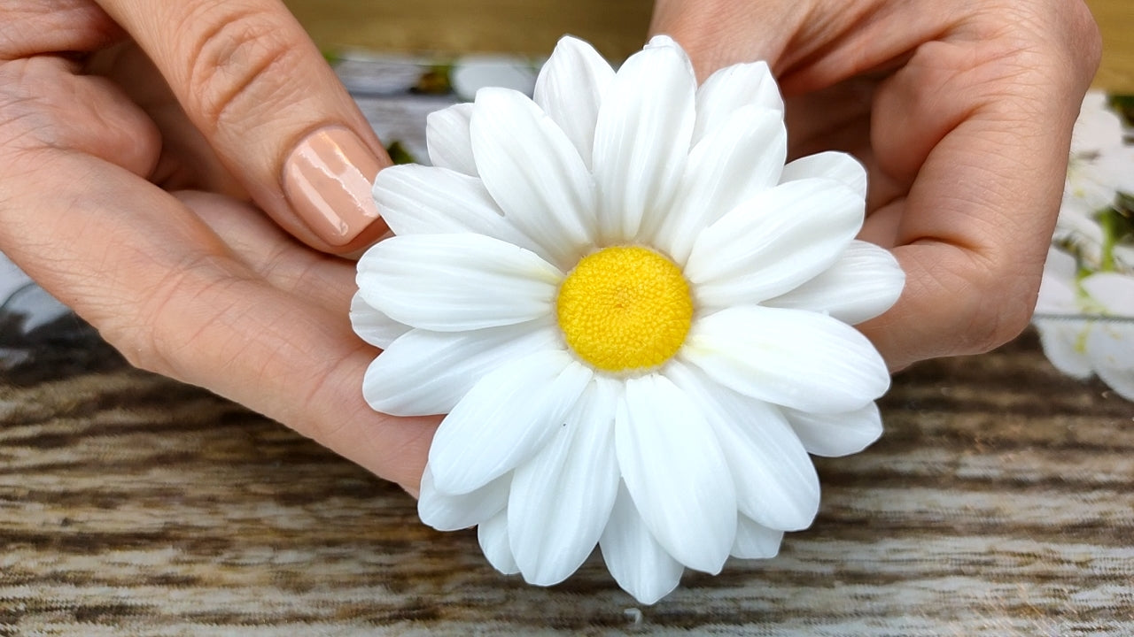 How to make 3D flower soap