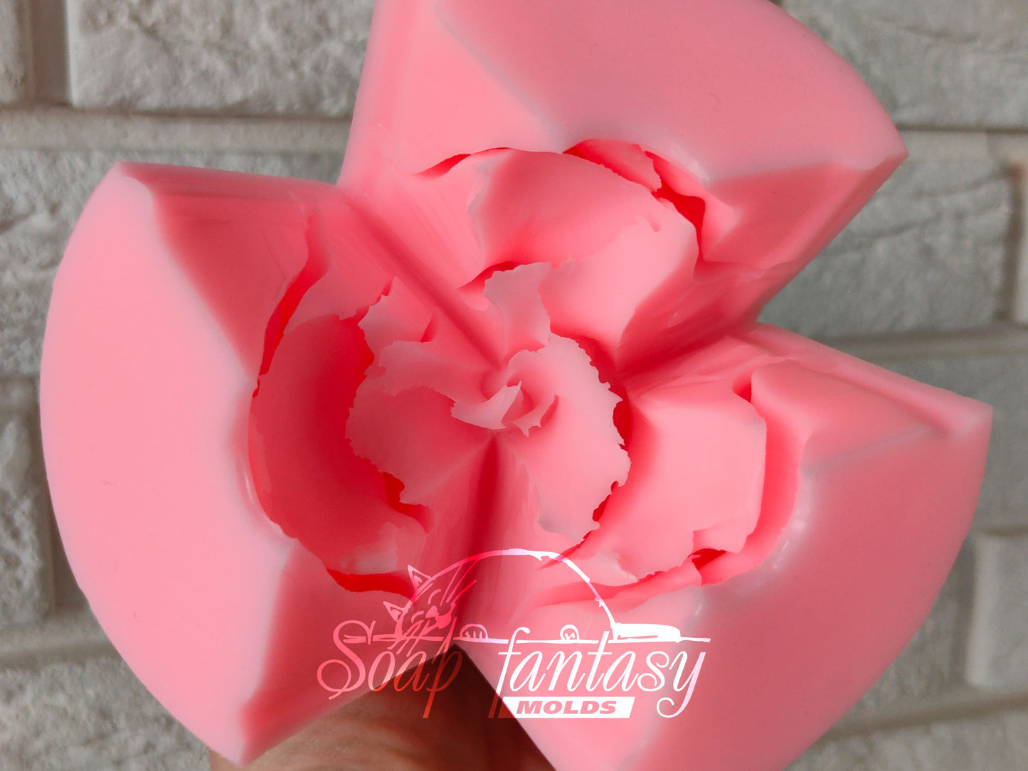 Rose "Malibu" silicone mold for soap making