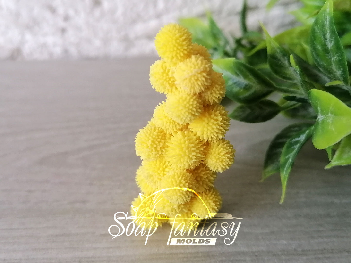 Mimosa (bouquet inserts) silicone mold for soap making
