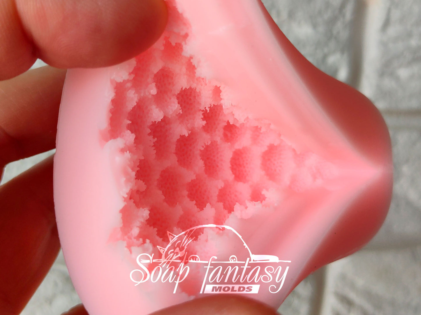Mimosa (bouquet inserts) silicone mold for soap making