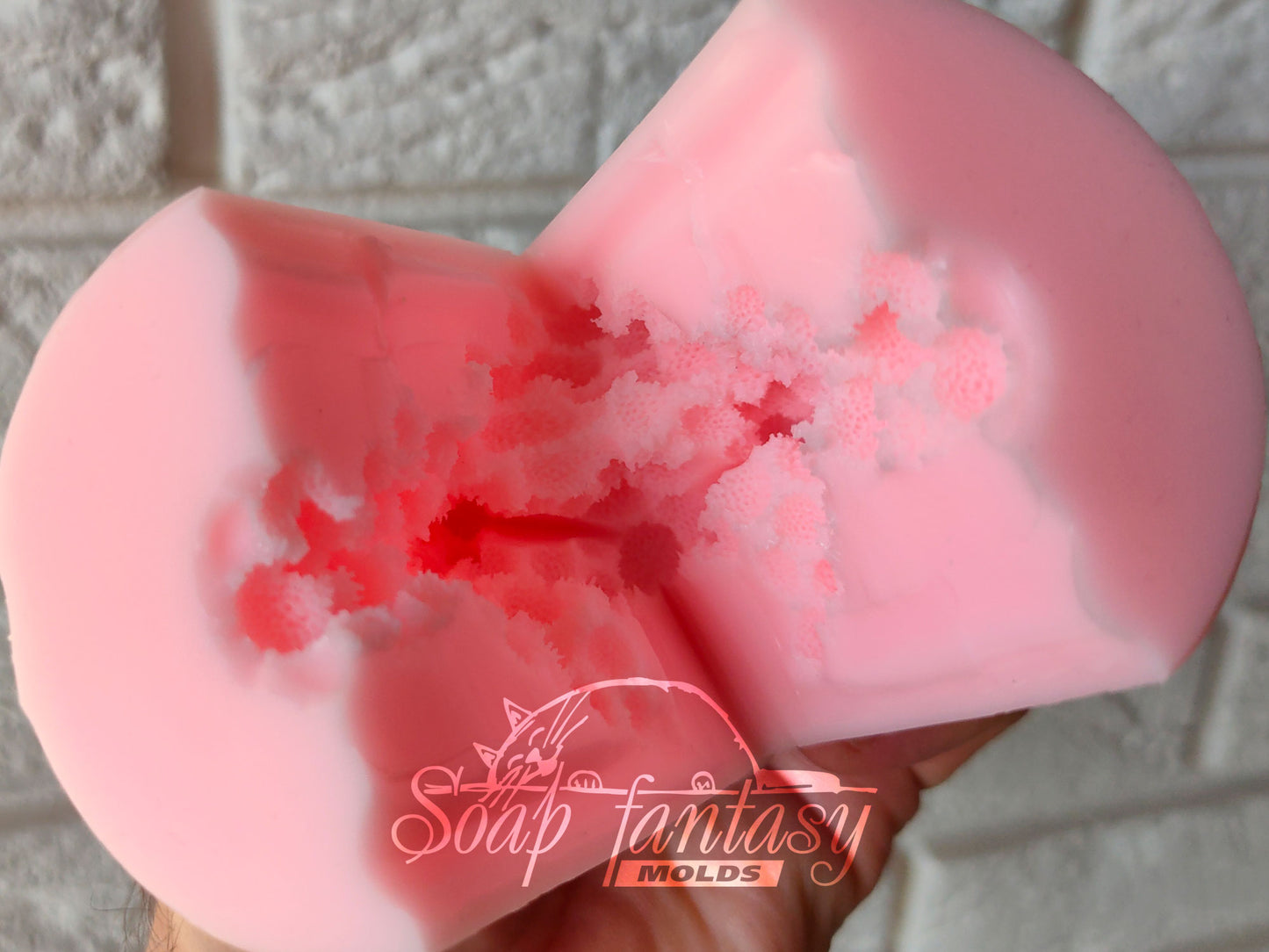 Mimosa (bouquet inserts) silicone mold for soap making