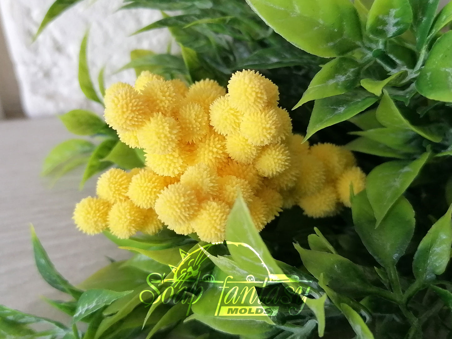 Mimosa (bouquet inserts) silicone mold for soap making