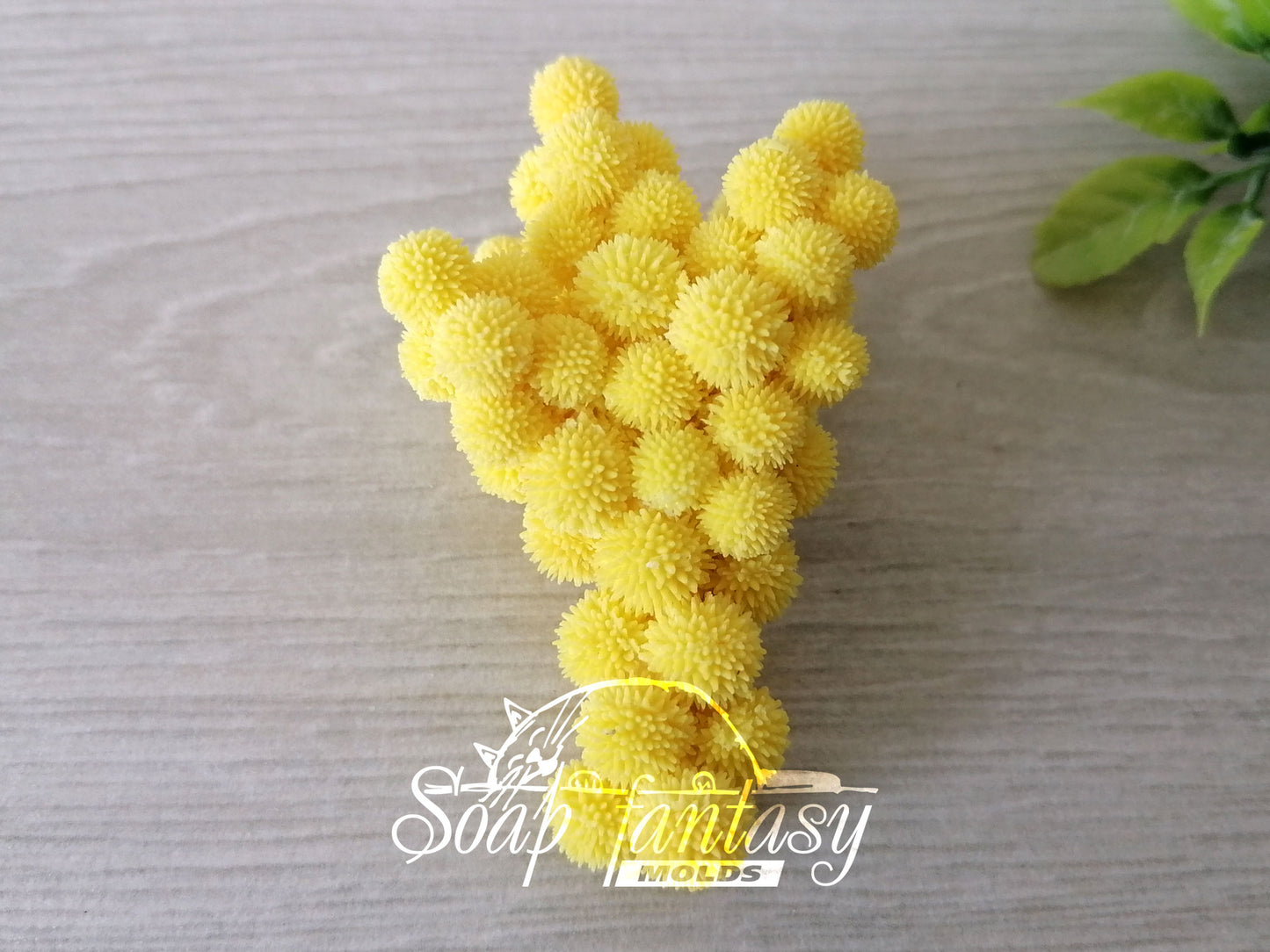 Mimosa (bouquet inserts) silicone mold for soap making