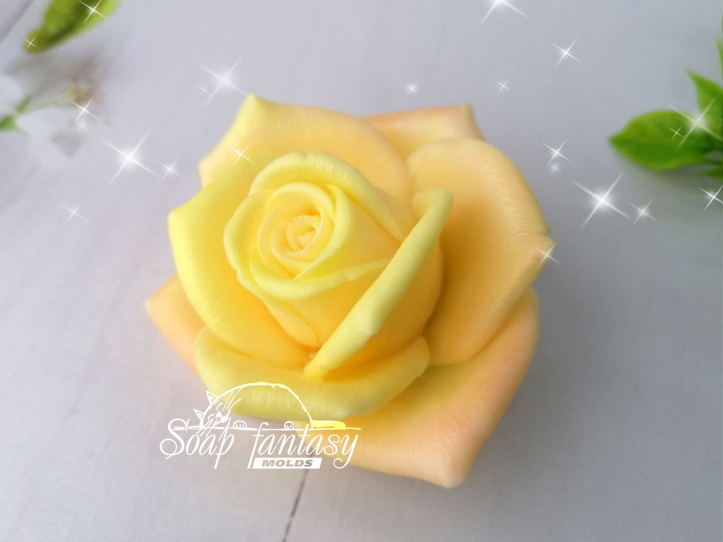 Rose "Orange juice" silicone mold for soap making