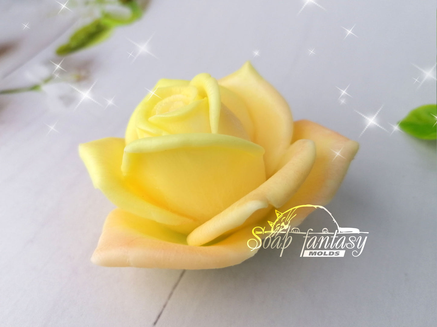 Rose "Orange juice" silicone mold for soap making