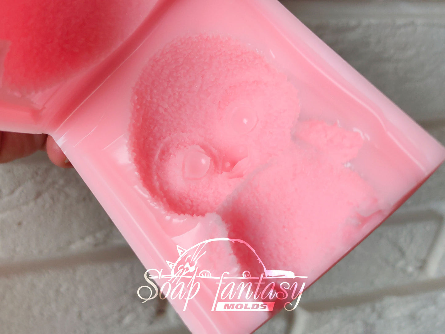 Baby penguin silicone mold for soap making