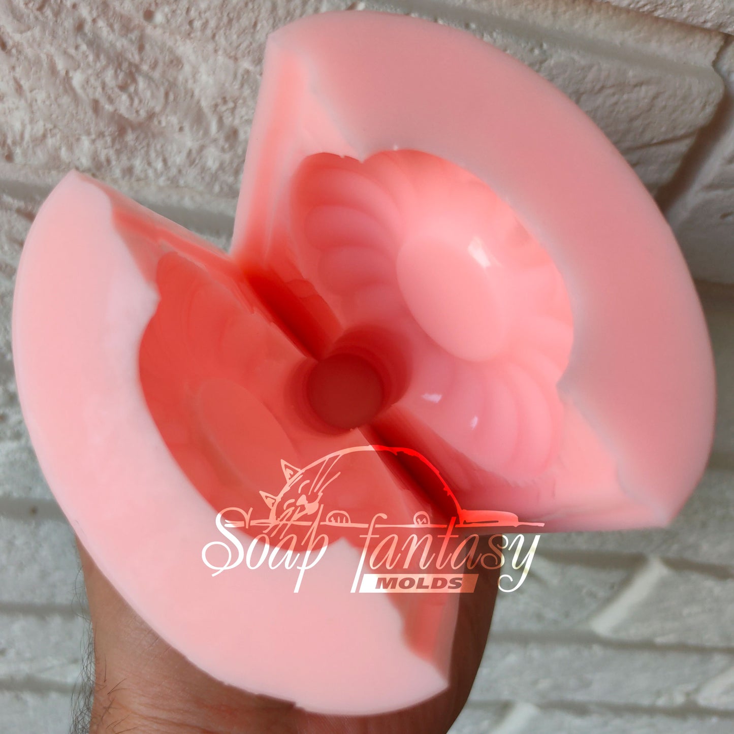 Cognac bottle silicone mold for soap making