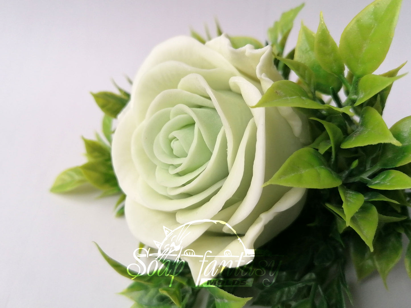 Porcelain rose #1 silicone mold for soap making