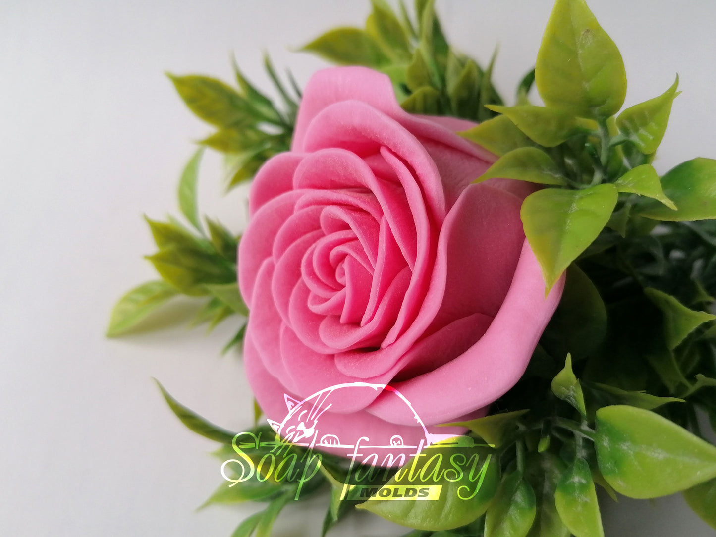 Porcelain rose #3 silicone mold for soap making