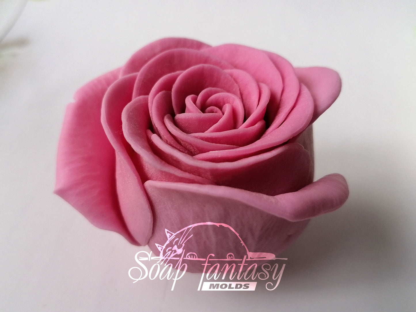 Porcelain rose #3 silicone mold for soap making
